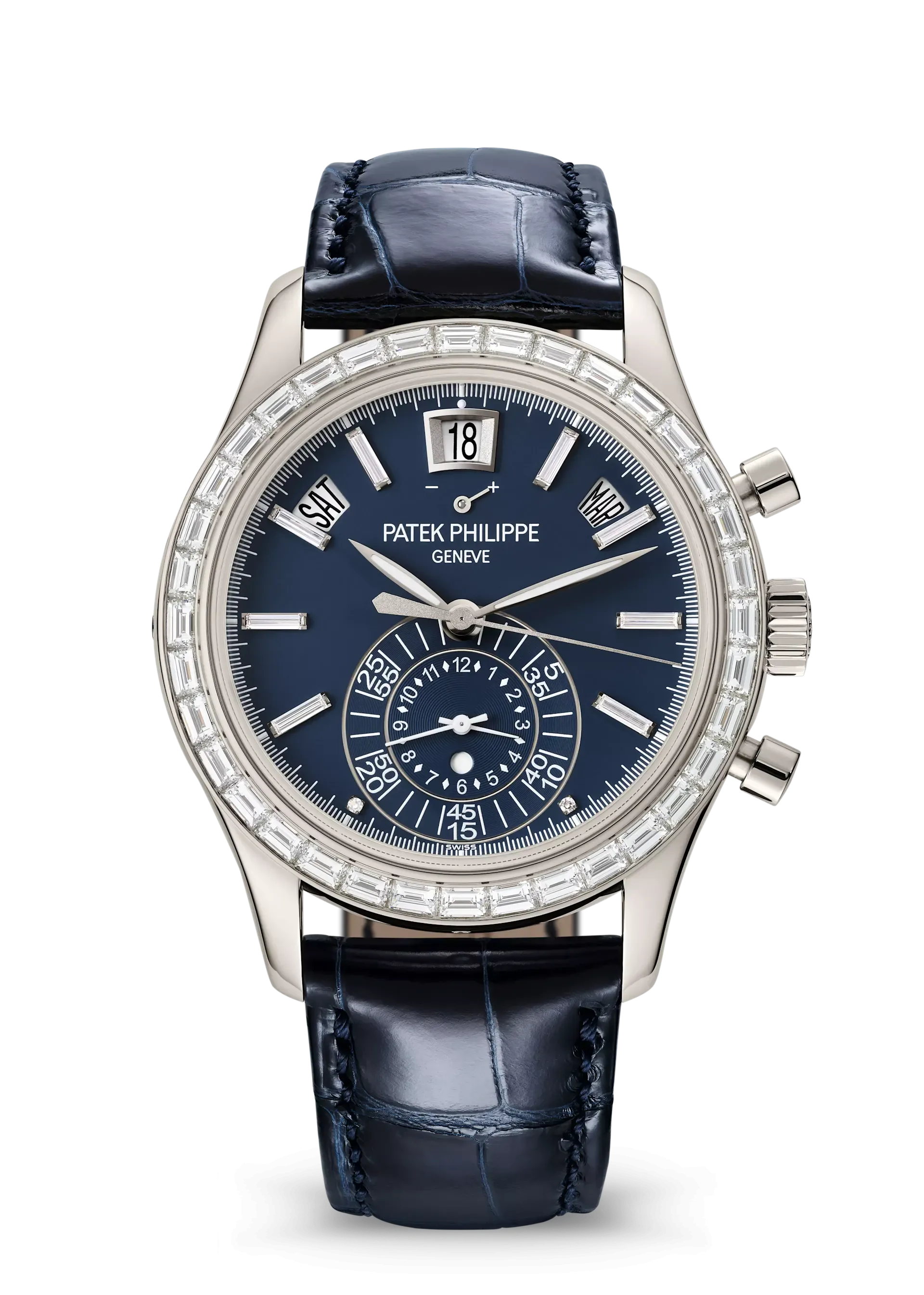 Patek Philippe Complications Diamond Platinum Chronograph 40.5mm 5961P-001