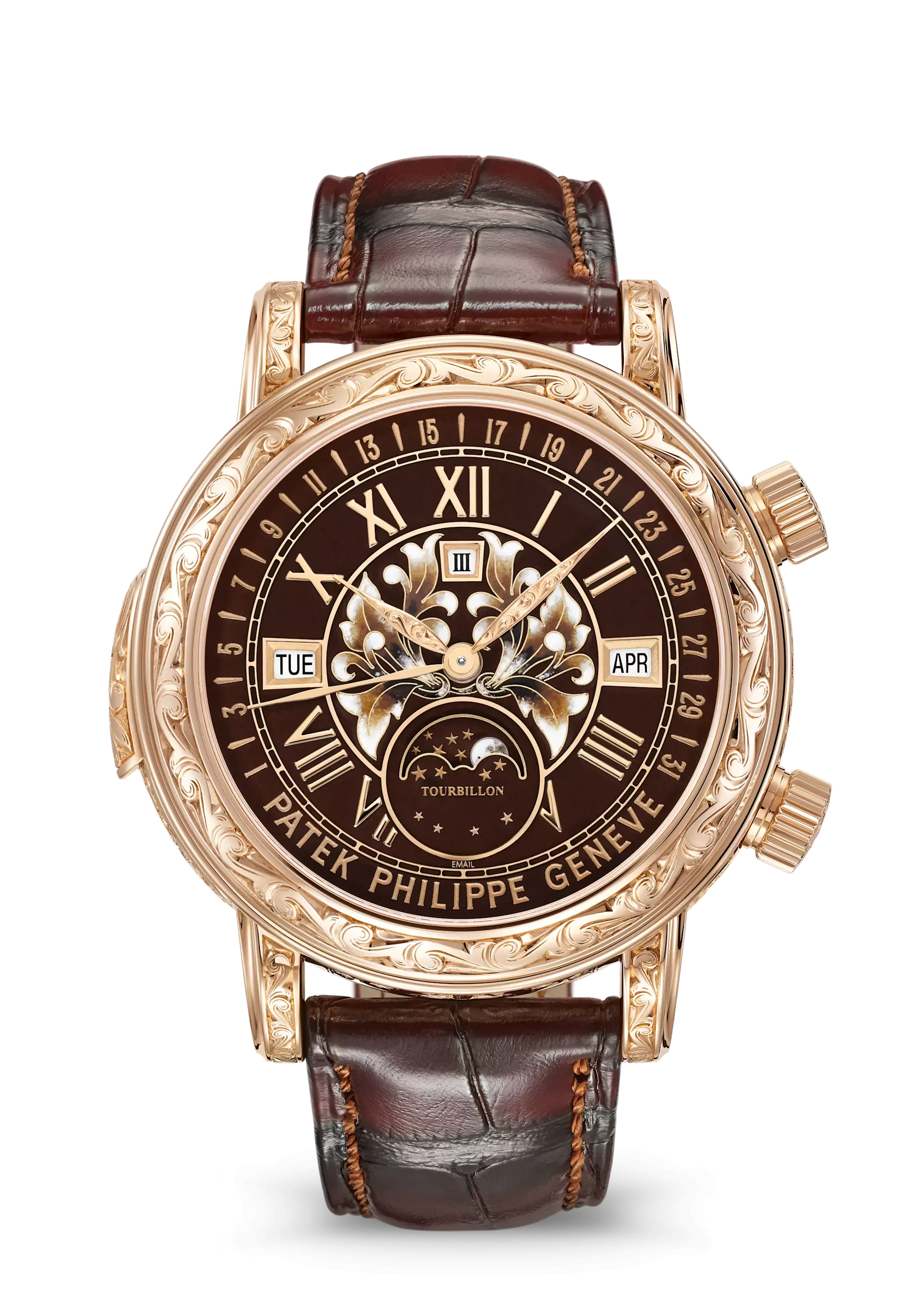 Patek Philippe Grand Complications Sky Moon Tourbillon Watch 44mm 6002R-001