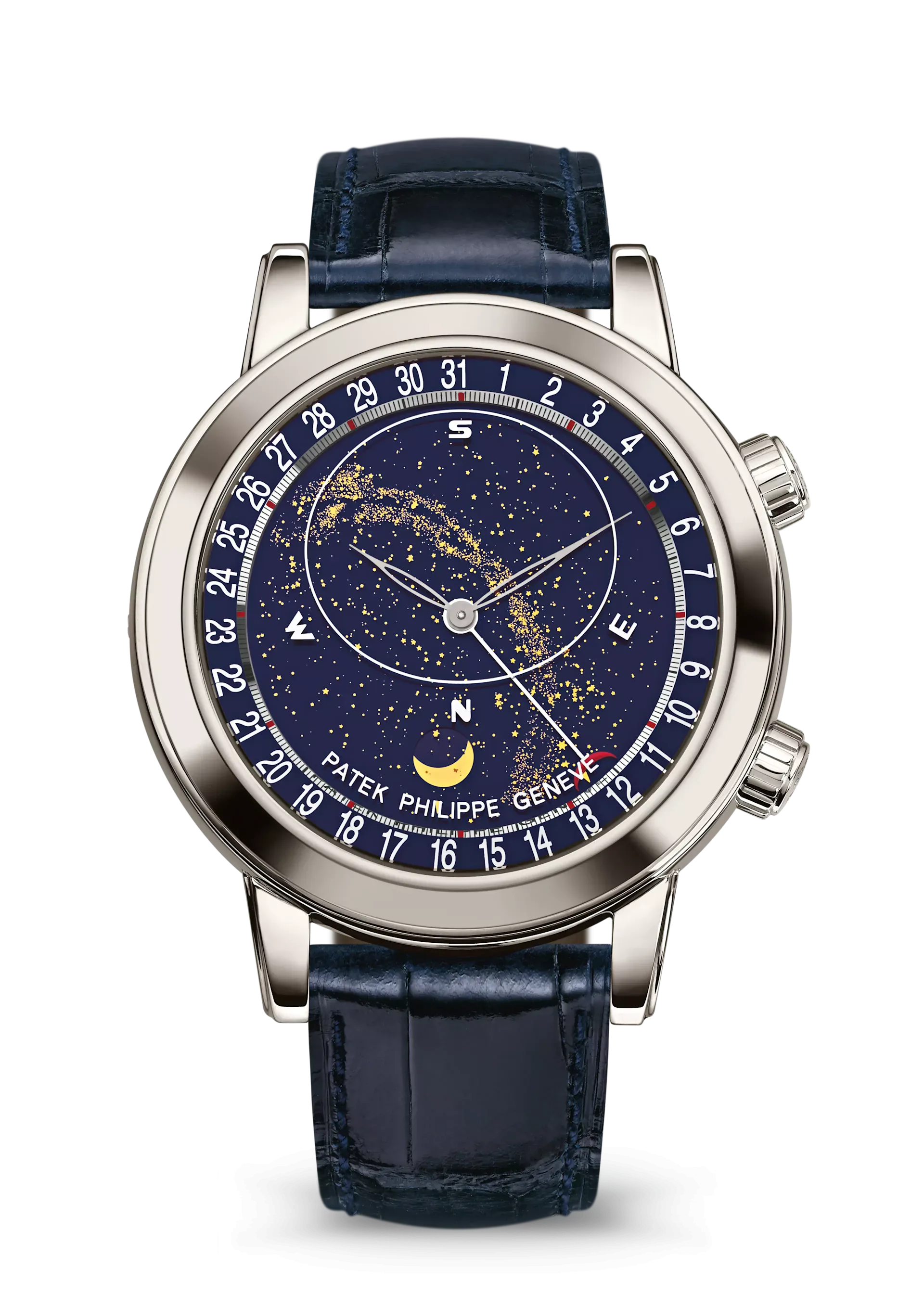Patek Philippe Grand Complications Platinum Celestial Watch 44mm 6102P-001