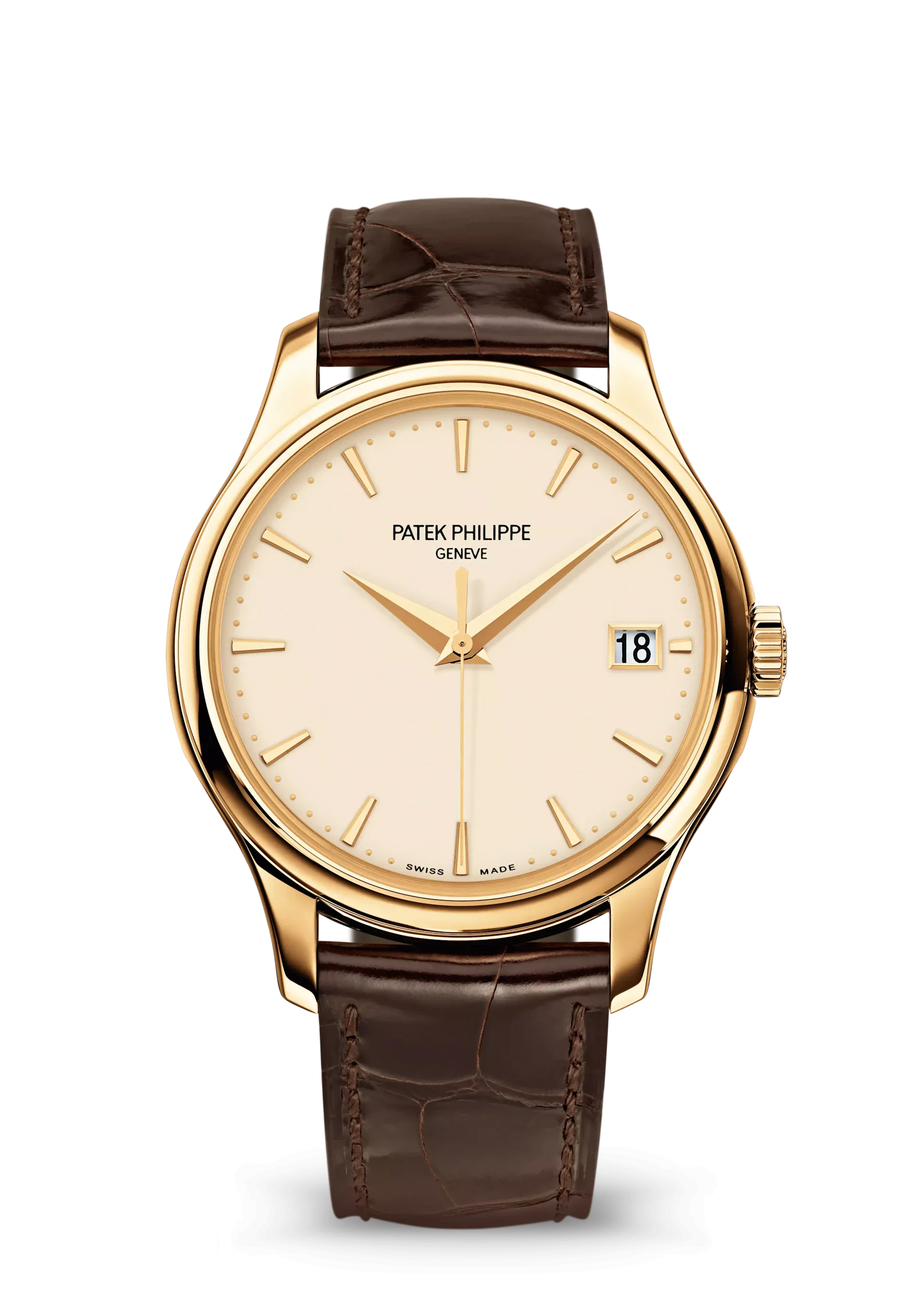 Patek Philippe Calatrava Date Yellow Gold Watch 39mm 5227J-001