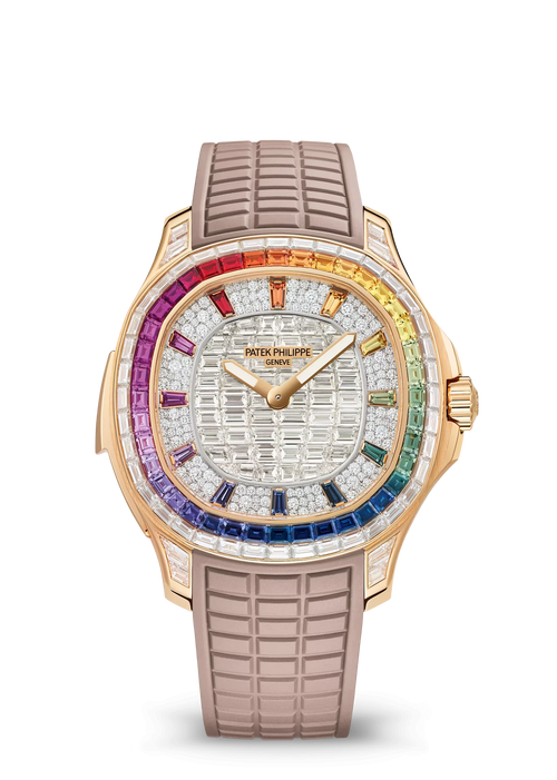 Patek Philippe Aquanaut Luce « Rainbow » Minute Repeater Haute Joaillerie 38.8mm 5260/355R-001